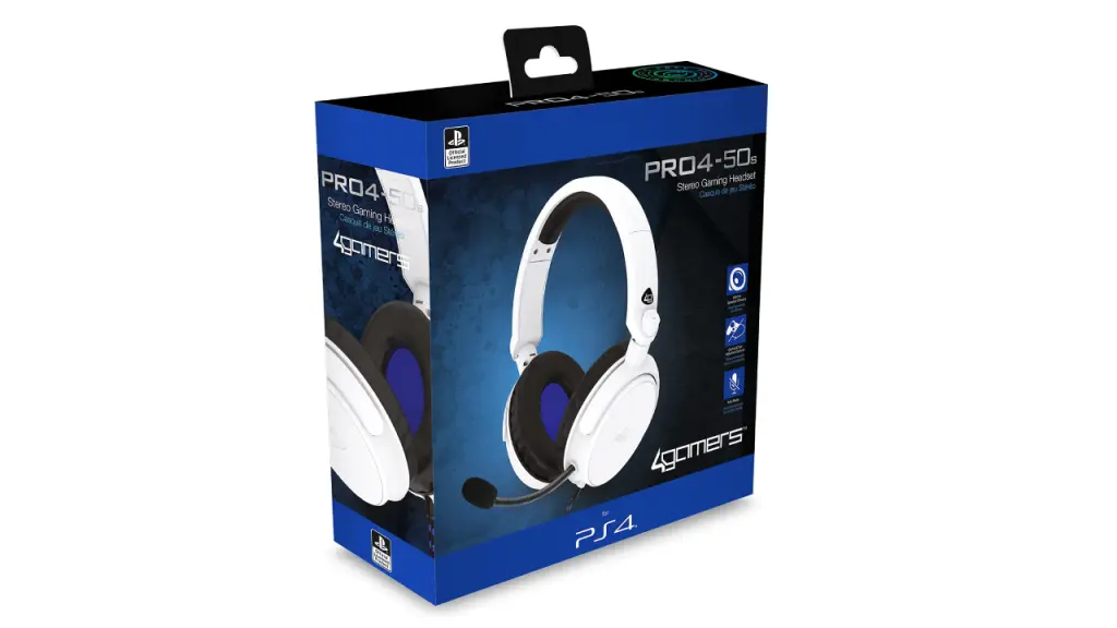 Casti Pro4 50s Gaming Bundle White Ps4 pentru PS5 PS4