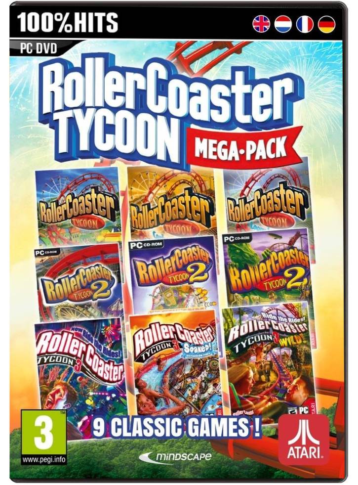 Rollercoaster Tycoon (9 megapack)/PC