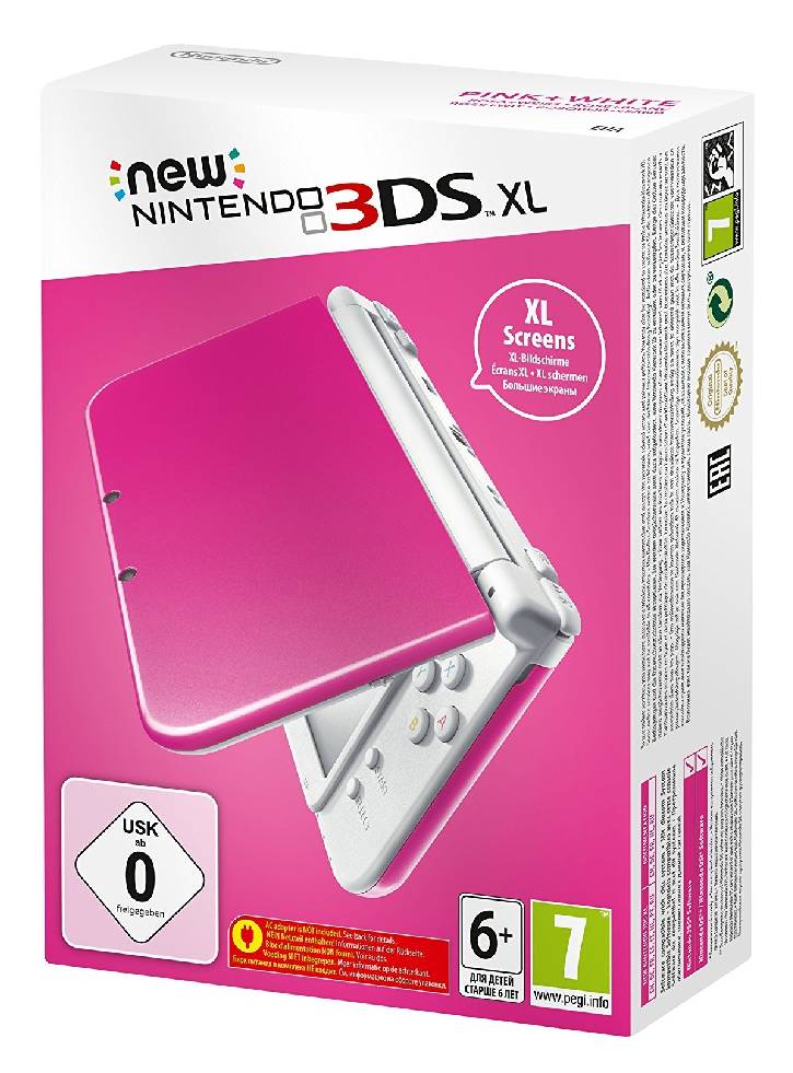 Consola  NEW Nintendo 3DS XL Pink/White – 3DS