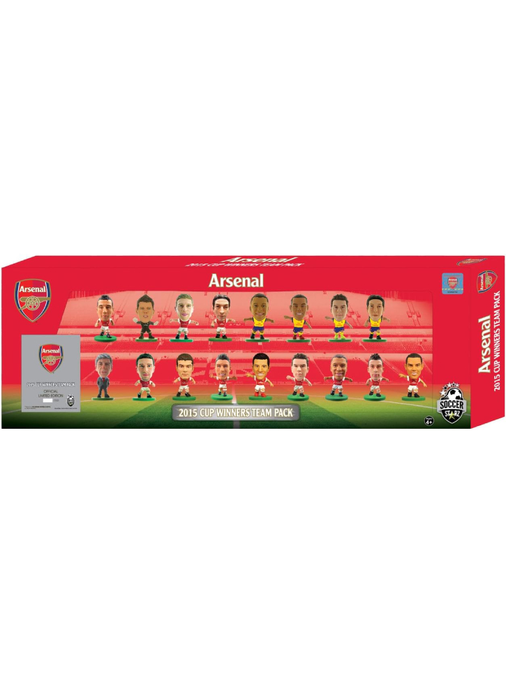 Soccerstarz - Arsenal 2015 FA Cup Winners 17 Player Team Pack /Figures