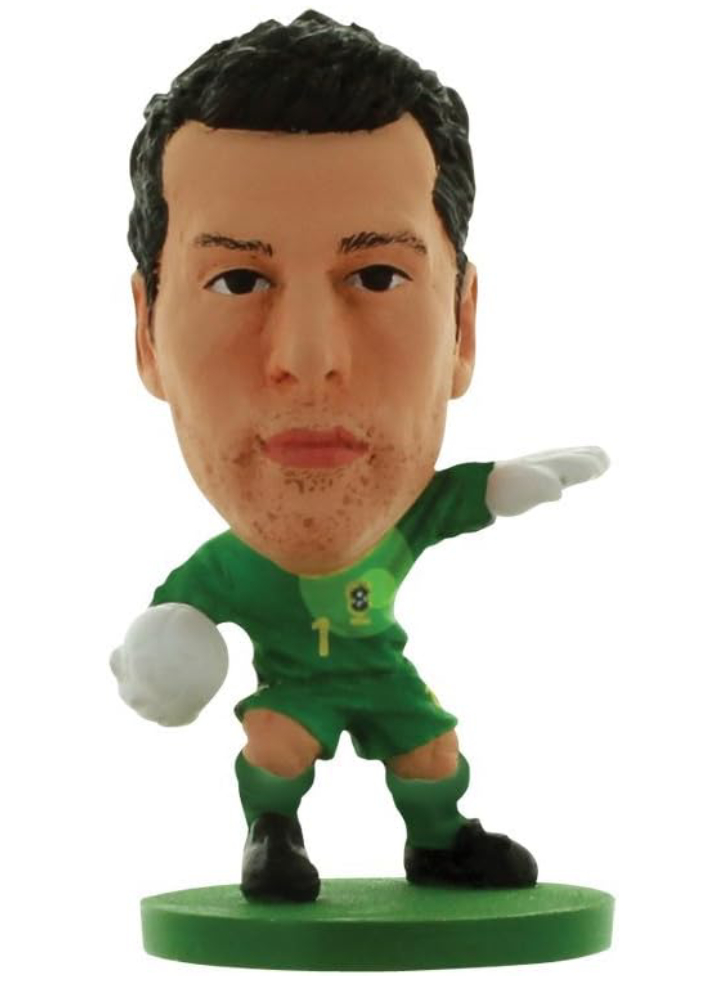 Soccerstarz - Brazil Julio Cesar - Home Kit /Figures