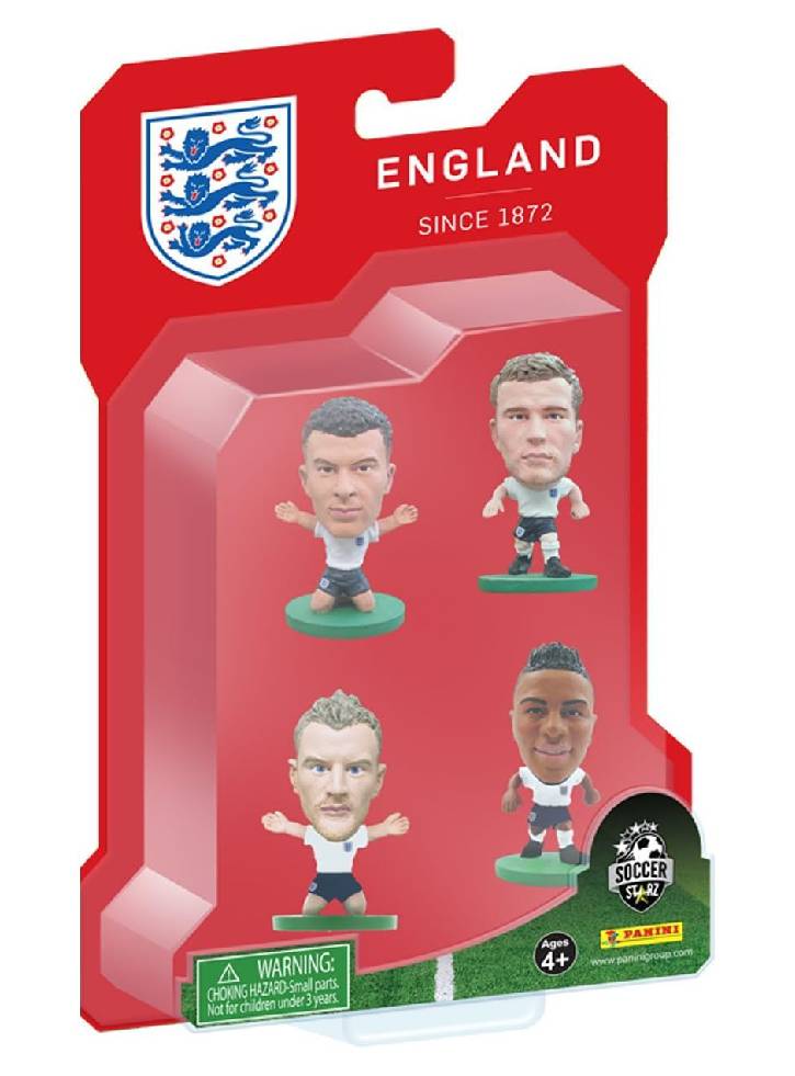 SoccerStarz - England (EURO) 4 player blister pack A /Figures