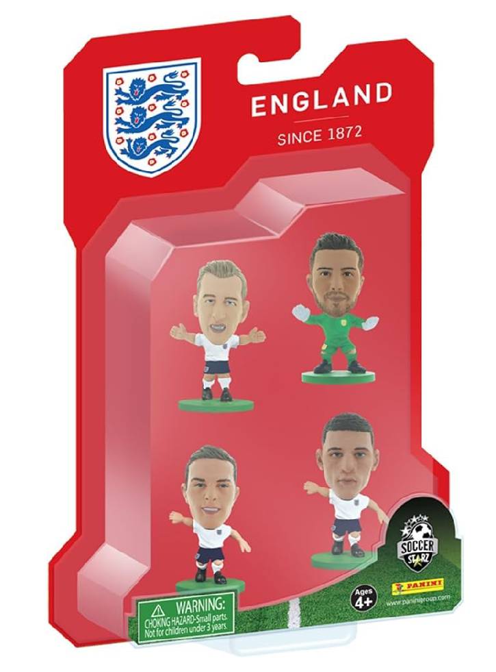 SoccerStarz - England (EURO) 4 player blister pack B /Figures
