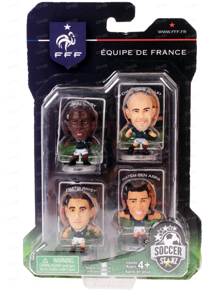 SoccerStarz - France 4 player blister pack A /Figures