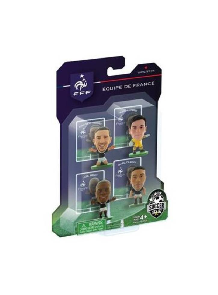 SoccerStarz - France 4 player blister pack B /Figures