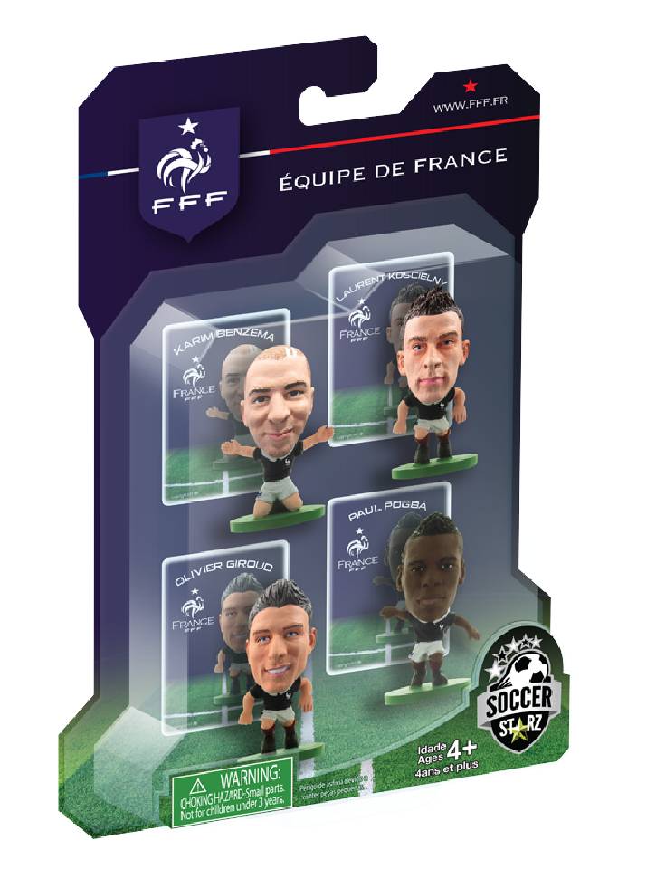 SoccerStarz - France 4 player blister pack C /Figures