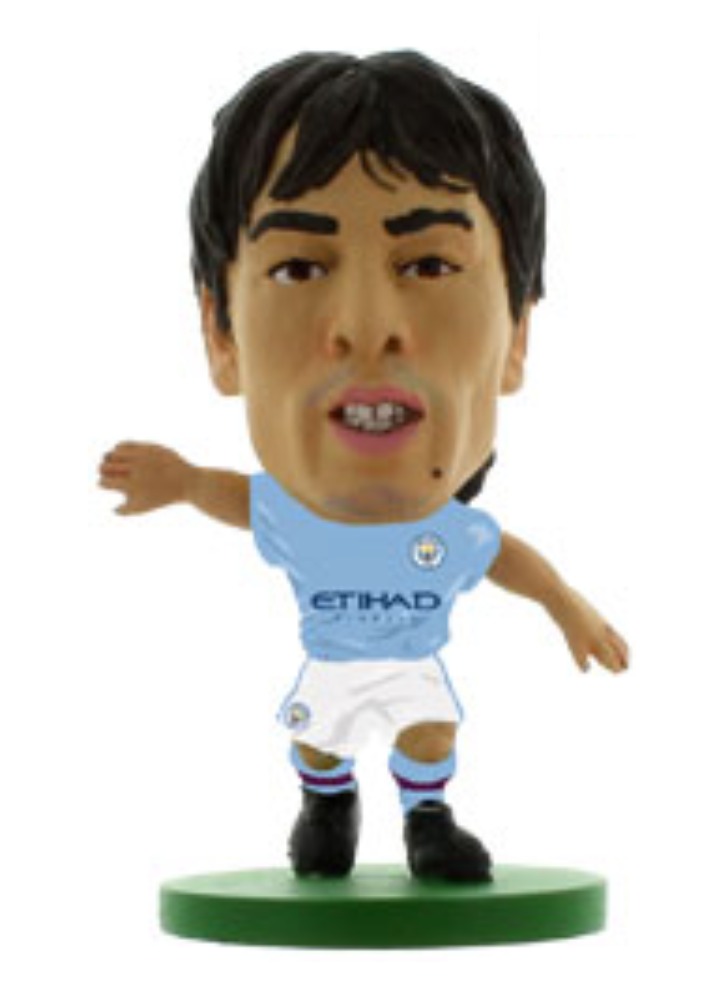 Soccerstarz - Man City David Silva - Home Kit (2017 version) /Figures
