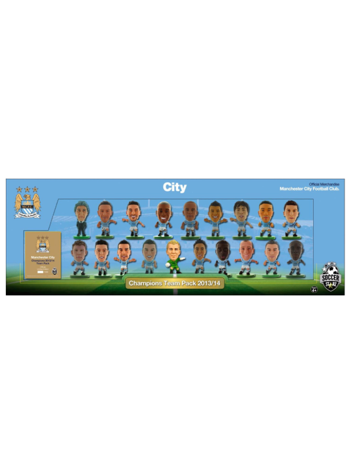 Soccerstarz - Man City Premier League Winners 19pcs Team Pack /Figures