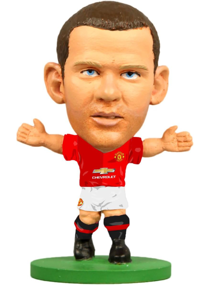 Soccerstarz - Man Utd Wayne Rooney - Home Kit (2016 version) (CLEAR SACHET) /Figures