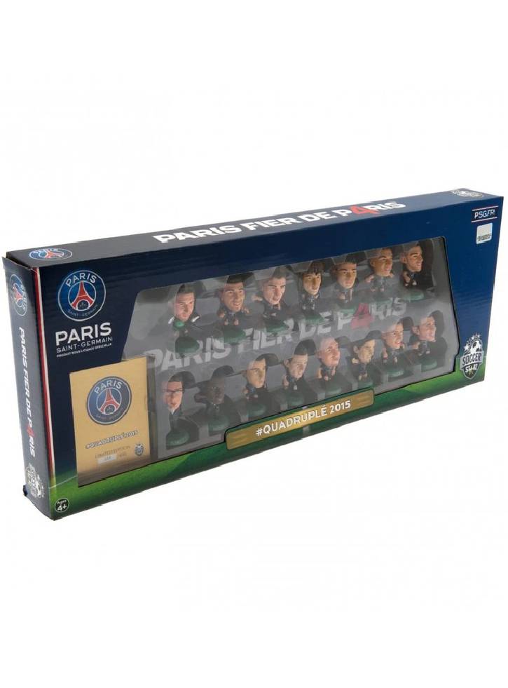 Soccerstarz - Paris St Germain Quadruple Winners Celebration 15 Player Team Pack /Figures