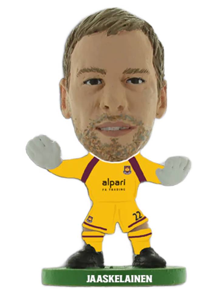 Soccerstarz - West Ham Jussi Jaaskelainen Home Kit  (2015 version) /Figures