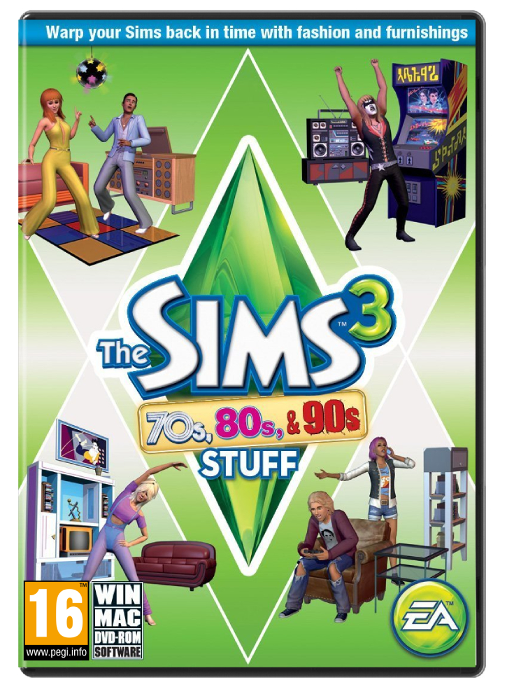 Sims 3: 70's 80's 90's Stuff /PC