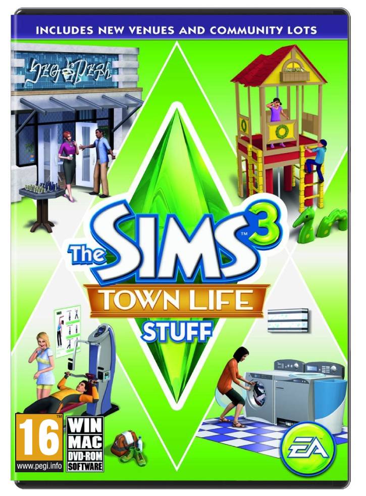 Sims 3: Town Life Stuff /PC
