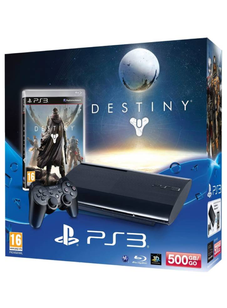 Playstation 3 Super Slim Console 500GB Destiny Bundle (UK) /PS3