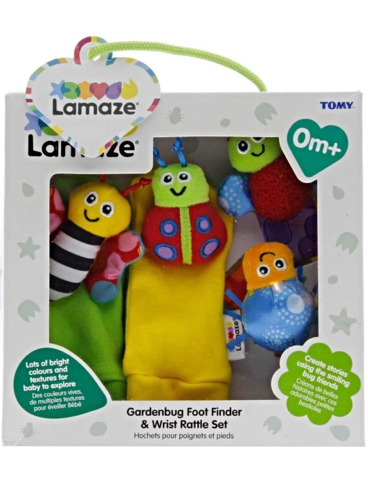 Set Lamaze - Gardenbug Wrist Rattle and Footfinder