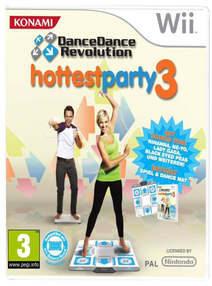Dance Dance Revolution Hottest Party 3 (Solus) /Wii