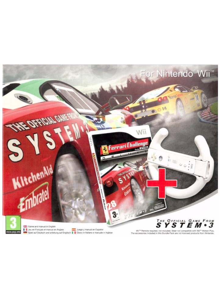 Ferrari Challenge Inc. Wheel /Wii