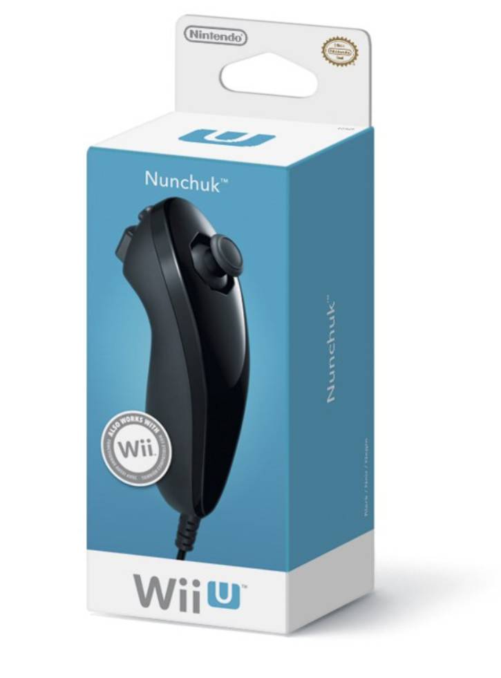 Nunchuck Controller BLACK - Wii & Wii-U