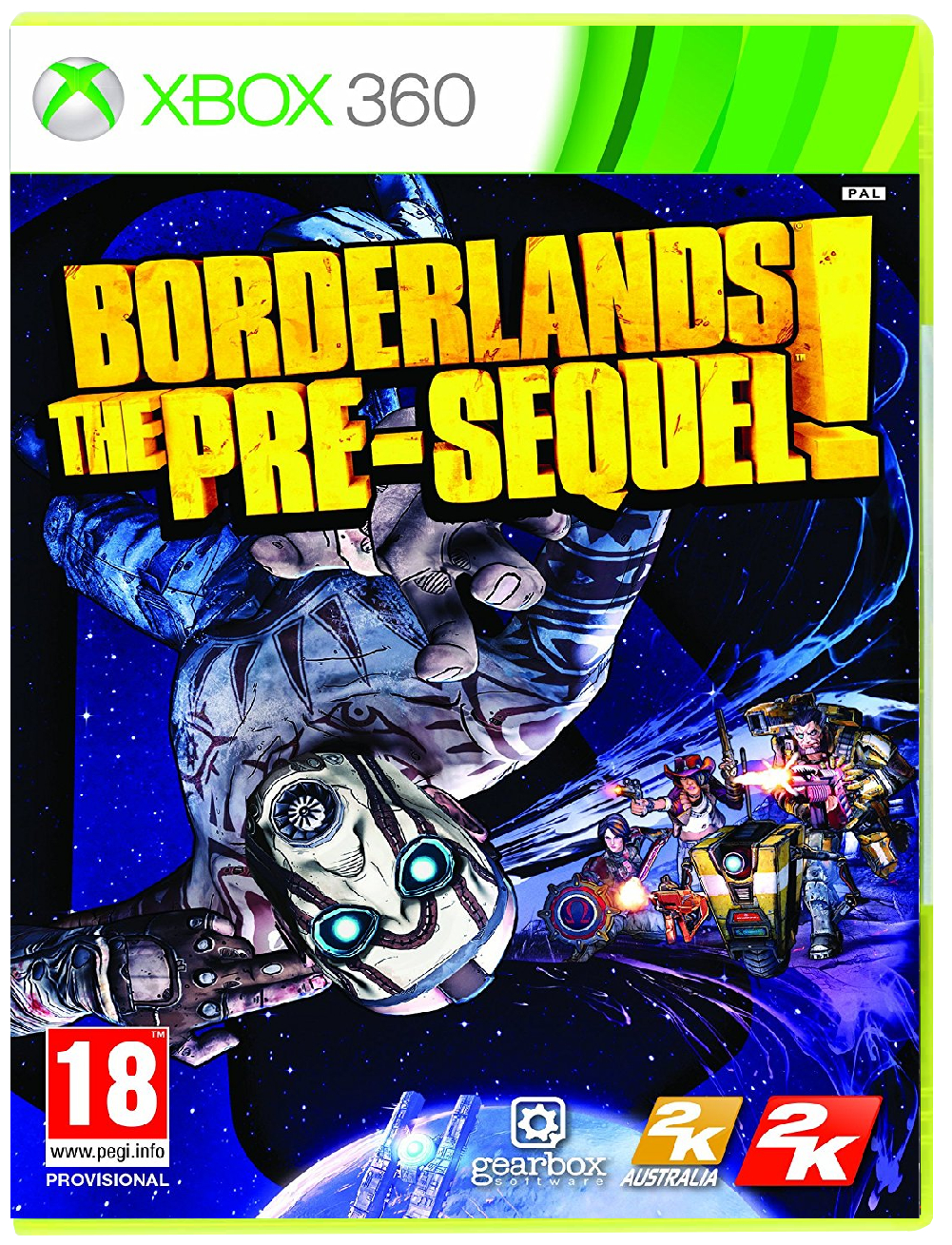 Borderlands: The Pre-Sequel! (Includes Shock Drop Slaughter Pit Map DLC) /X360