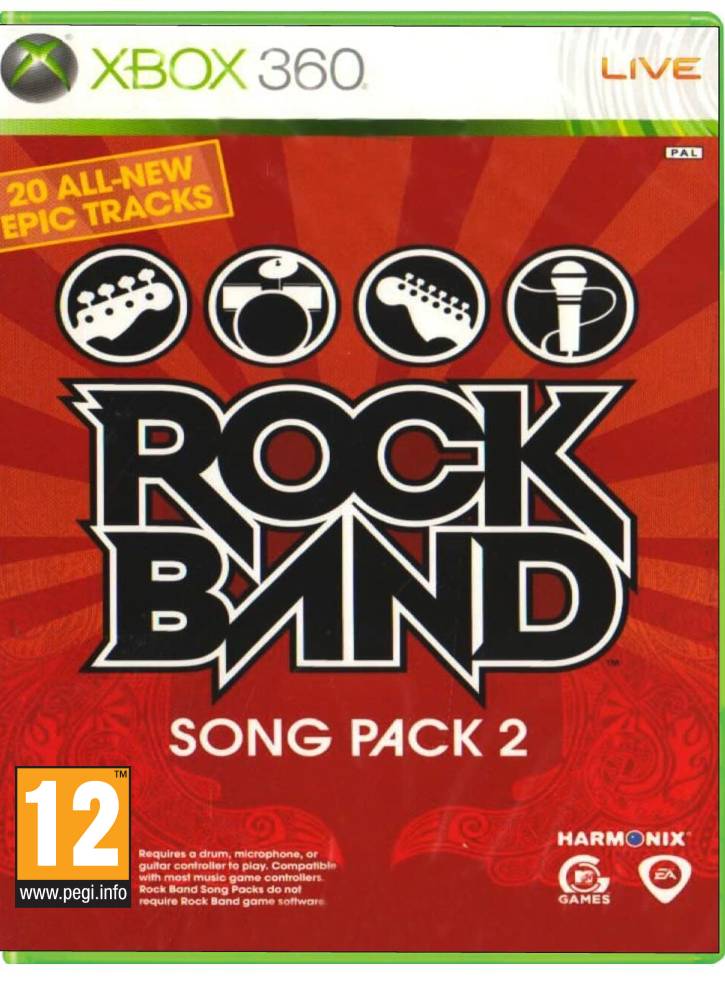 Rock Band Song Pack 2 /X360