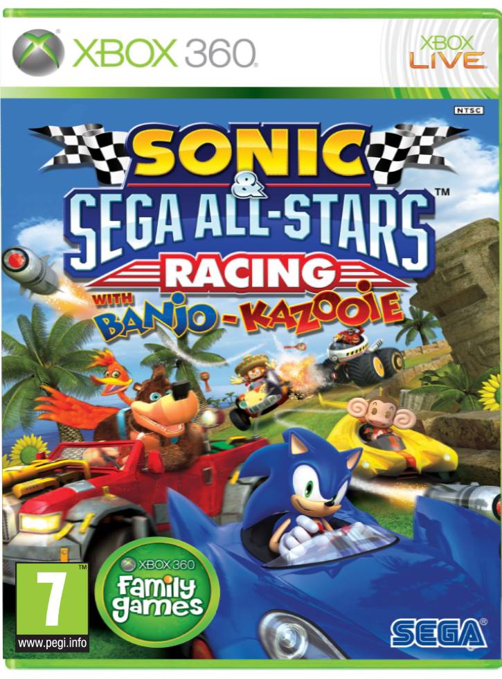 Sonic & SEGA All-Stars Racing w. Banjo & Kazooie (Classics) /X360