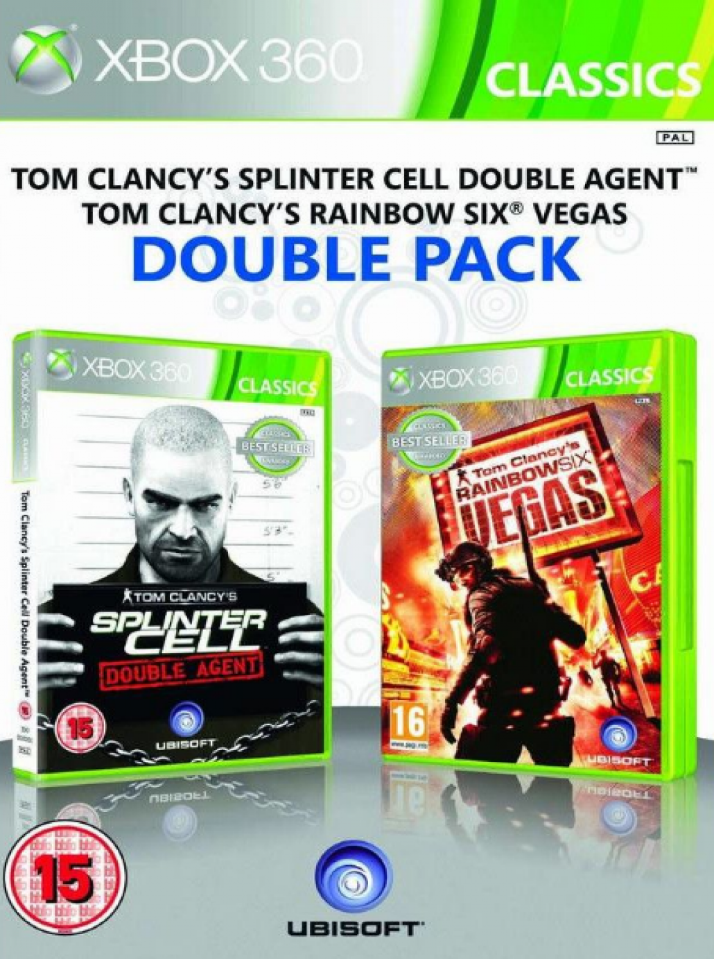 Splinter Cell Double Agent + Rainbow 6 Vegas Compilation /X360