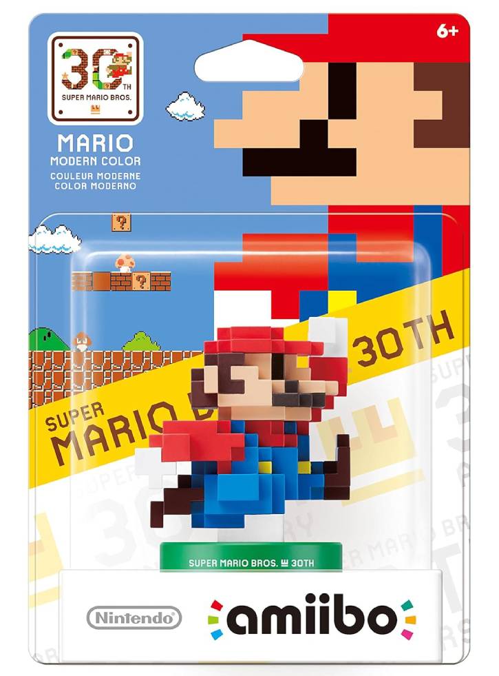 Nintendo Amiibo Mario Modern Colours 30th Anniversary