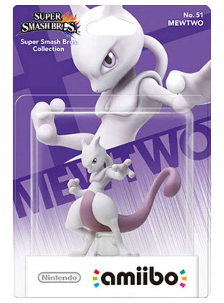 Figurina Nintendo Amiibo Super Smash Bros Collection Mewtwo