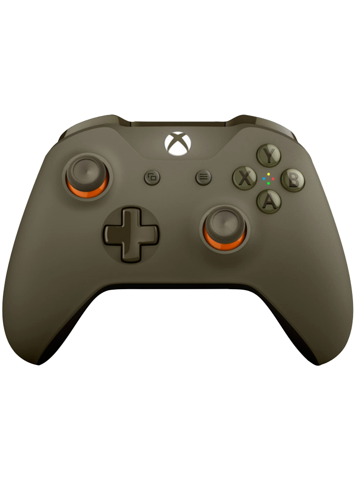 Wireless Controller  - With 3.5  Green/orange -Xbox One