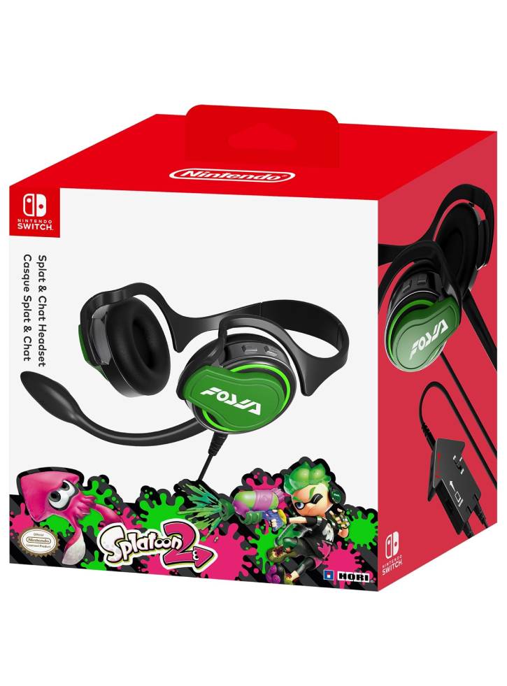 HORI Switch Splatoon 2 Splat and Chat Headset /Switc