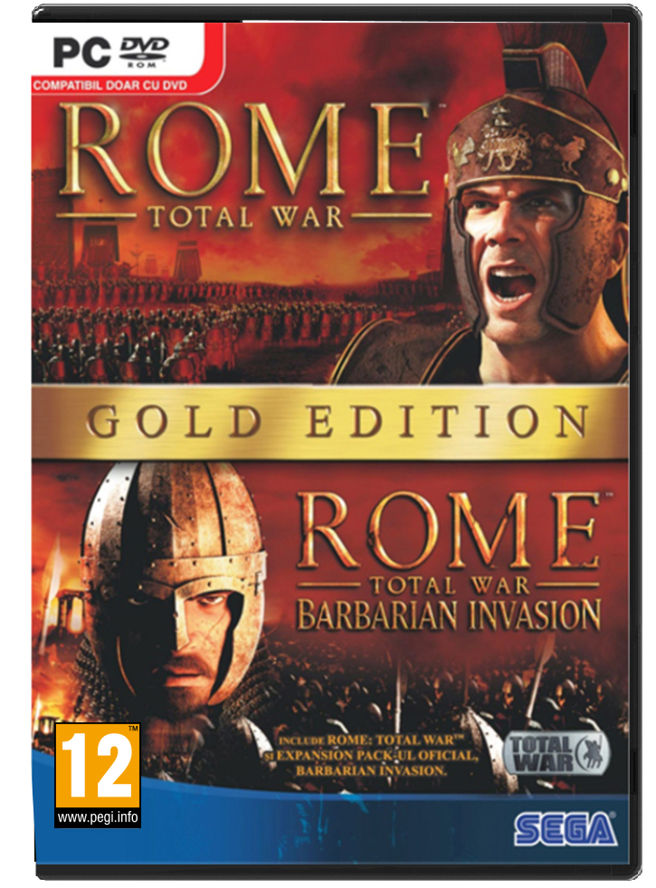 Rome Total War Gold Edition inc barbarian /PC