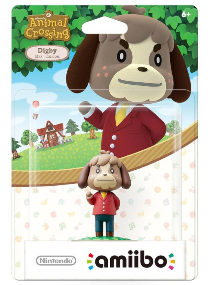 Figurina Animal Crossing Digby Marca Nintendo Amiibo