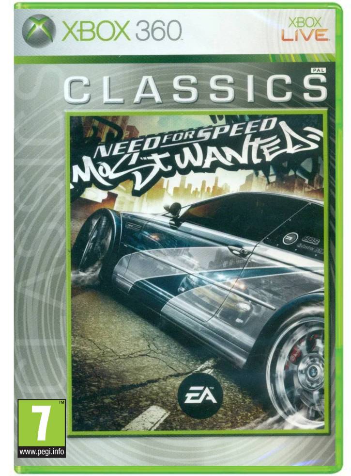 NEED FOR SPEED: MOST WANTED CLASSICS XBOX EN