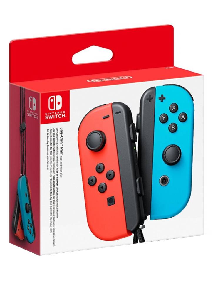 NINTENDO SWITCH JOY-CON PAIR NEON RED & BLUE EU
