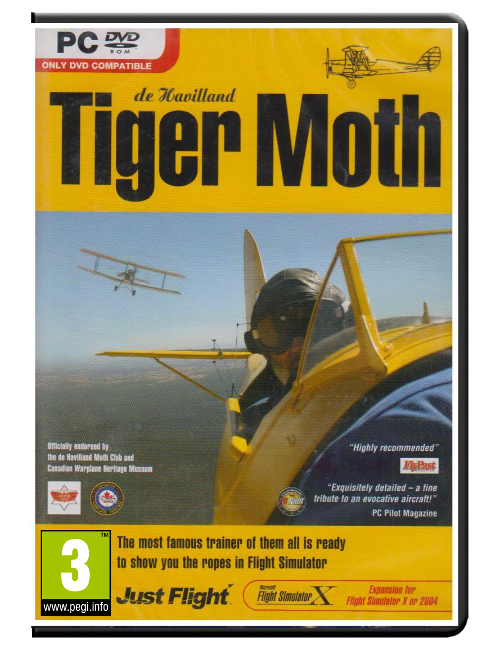 Tiger Moth - ADD ON for Flight Sim 2004 /PC