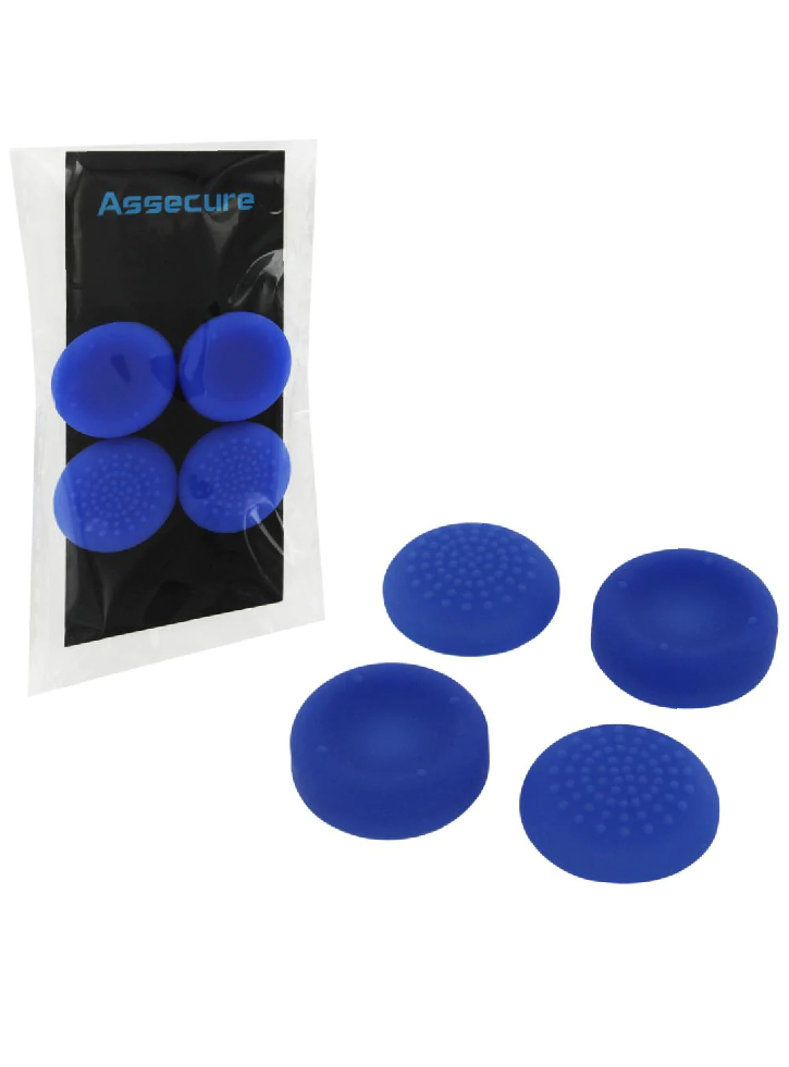 Silicone Thumb Grips: Concave & Convex Blue - PS4