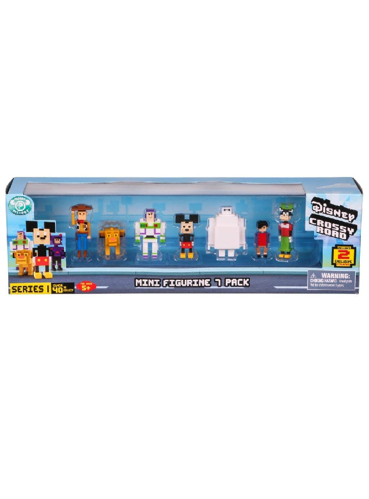 Disney Crossy Roads Mini Figures - 7 pack