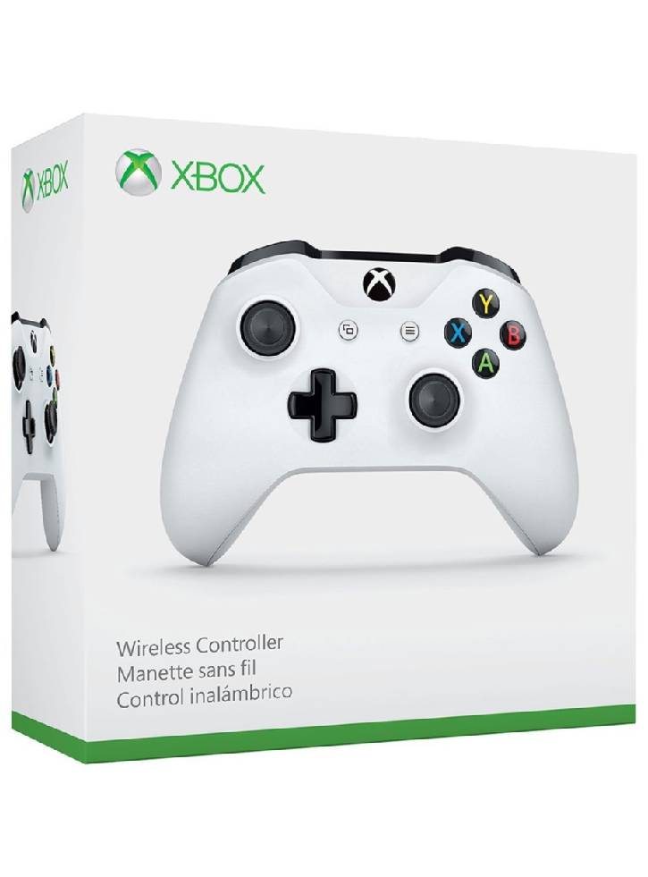 Microsoft Official Xbox One S Wireless Controller-White- Xbox one