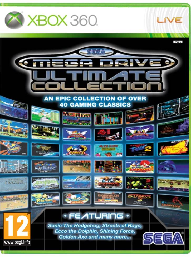 SEGA MEGA DRIVE ULTIMATE COLLECTION CLASSICS - XBOX360