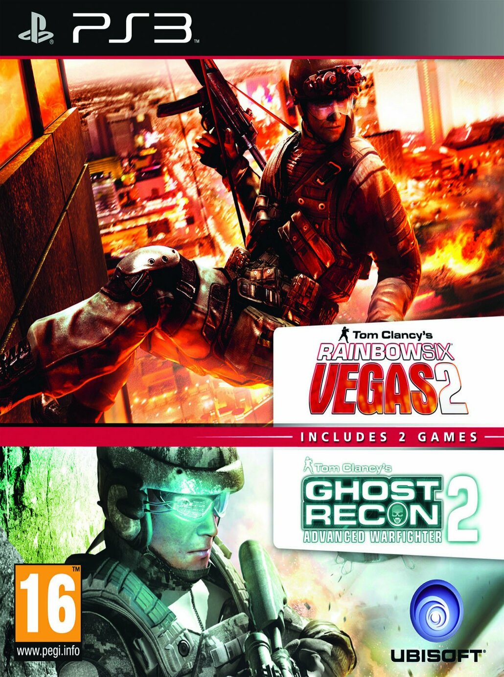 COMPILATION GHOST RECON ADVANCED WARFIGHTER 2 & RAINBOW SIX VEGAS 2 - PS3