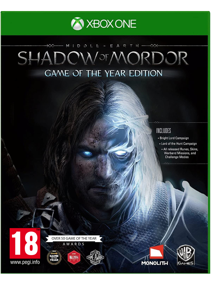 MIDDLE EARTH SHADOW OF MORDOR GOTY - XBOX ONE