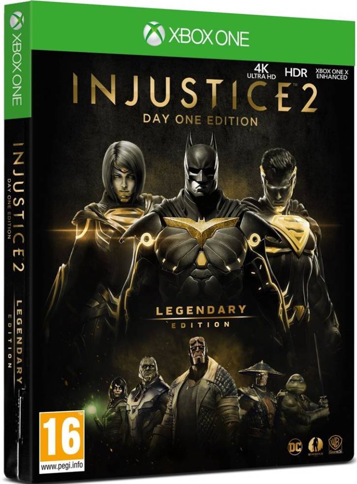 INJUSTICE 2 LEGENDARY STEELBOOK EDITION - XBOX ONE