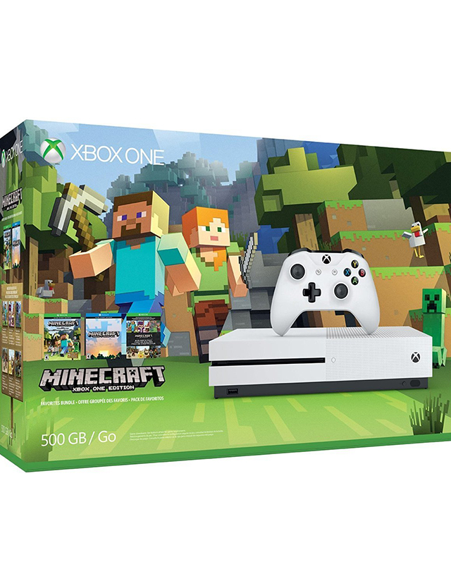 Microsoft Xbox One Slim 500GB with Minecraft - White Xbox One
