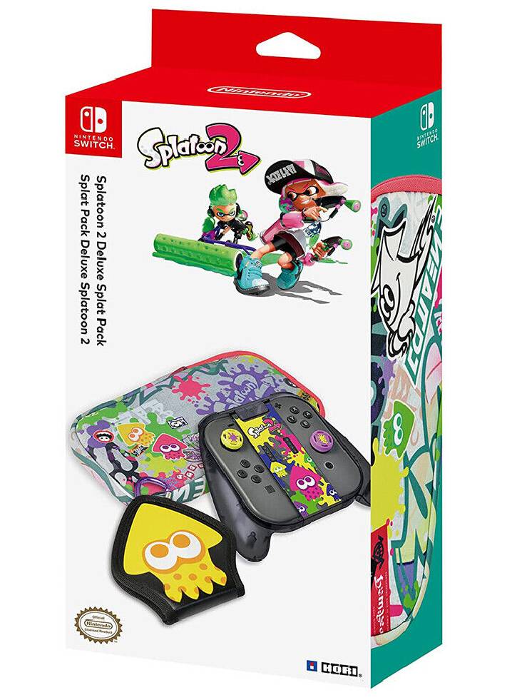 HORI Splatoon 2 Deluxe Splat Pack Accessories Pack/Switch