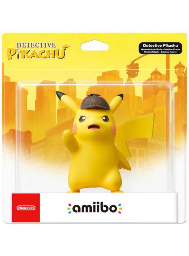 Figurina Nintendo Amiibo Detective Pikachu