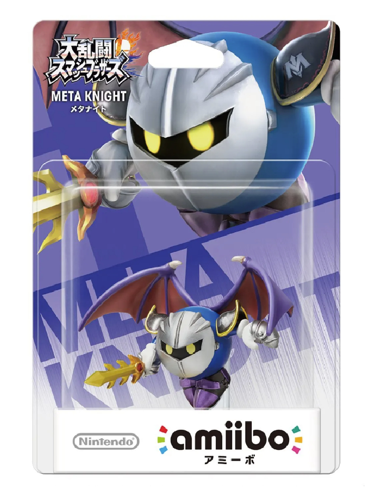 Figurina AMIIBO META KNIGHT NO. 29 (SUPER SMASH)