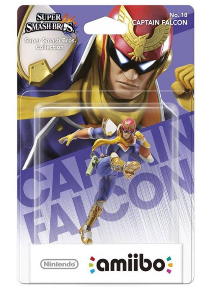 Figurina AMIIBO CAPTAIN FALCON NO. 18 (SUPER SMASH)