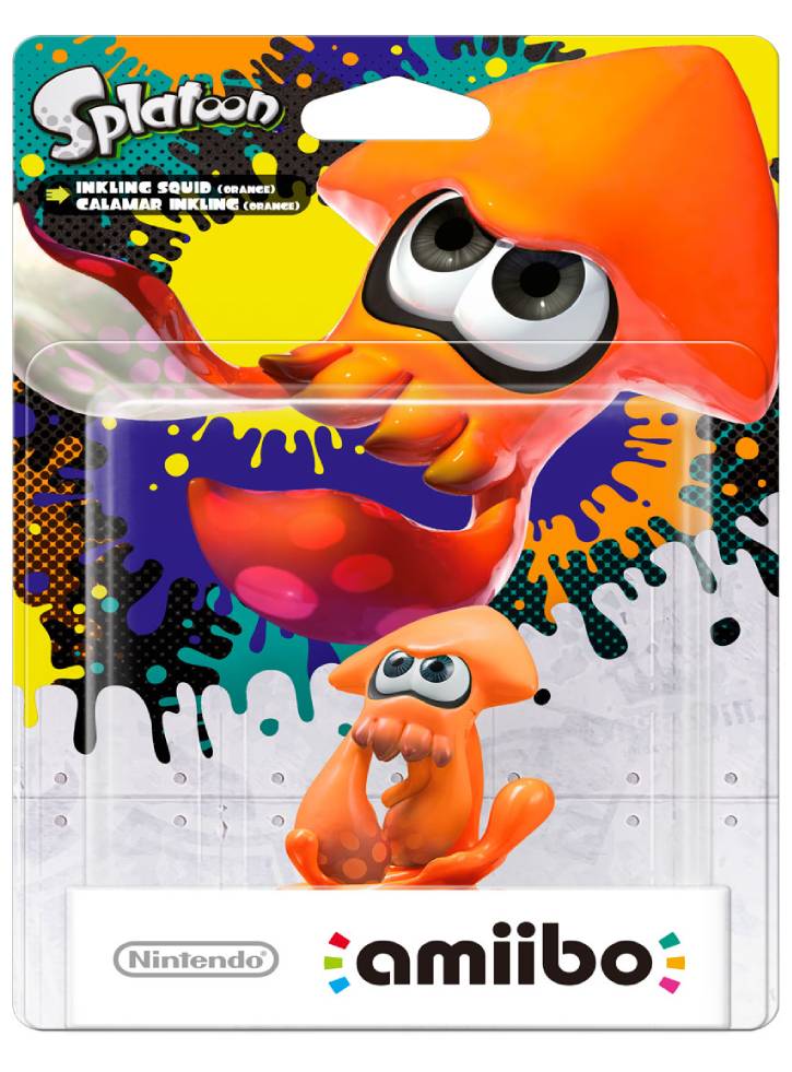 Figurina AMIIBO ORANGE SQUID (SPLATOON)
