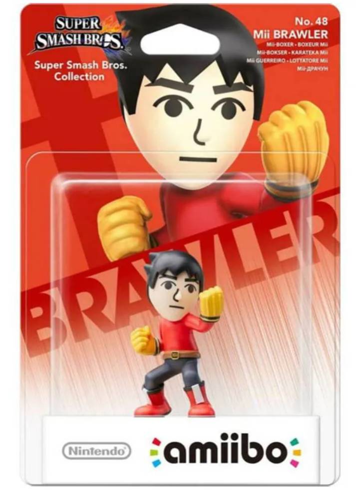 Figurina AMIIBO MII BRAWLER NO. 48 (SUPER SMASH)