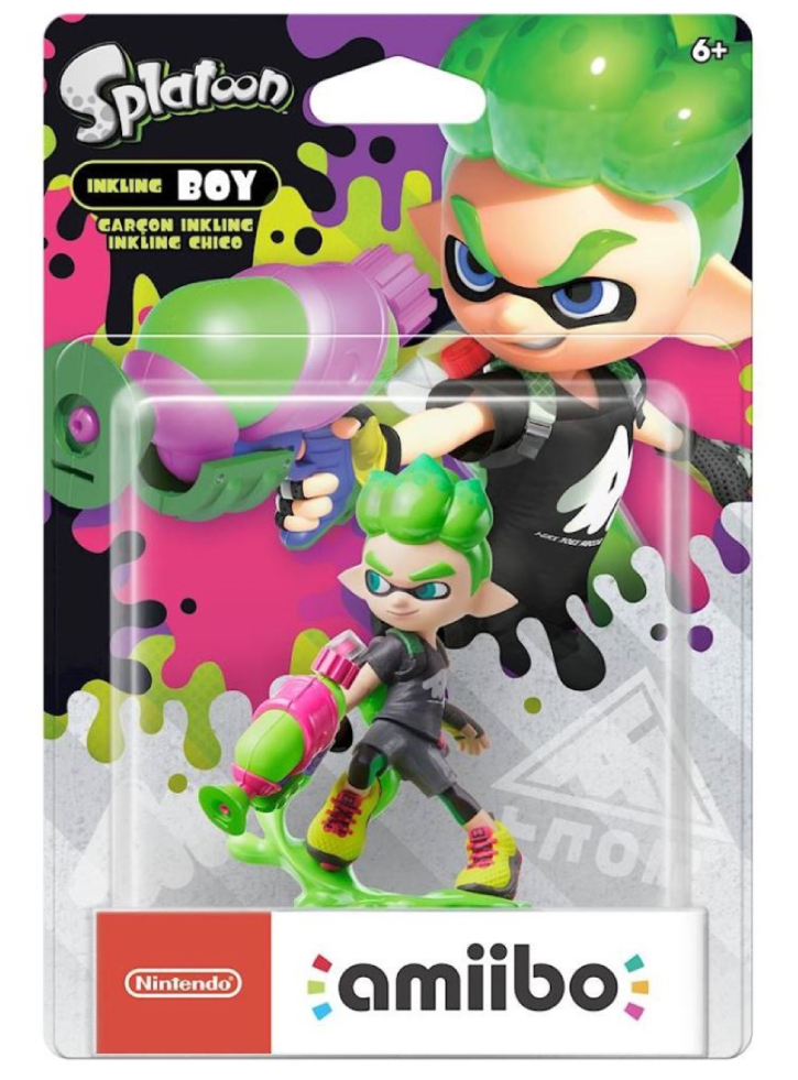 Figurina AMIIBO GREEN BOY (SPLATOON)